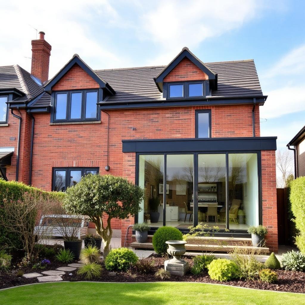 Double storey rear extension